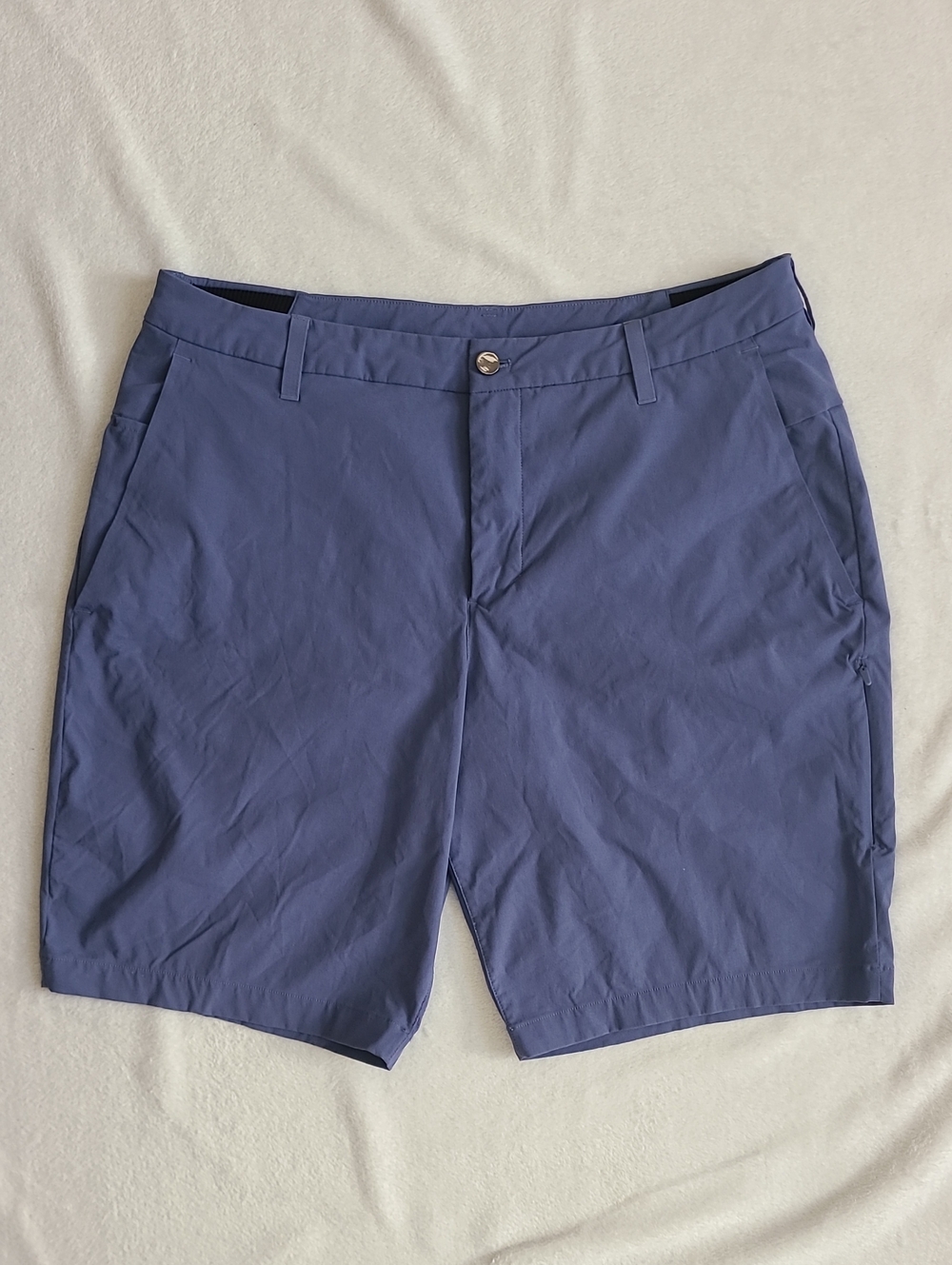 Lululemon Commission Golf Short 10" Night Sea 38 Men's Pockets Comfy Athleisure